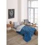 ETE HOMETEX TEK KİŞİLİK LÜX WELSOFT YORGAN AKSU İNDİGO 155X215CM 8696474231958